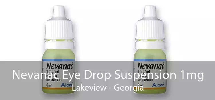 Nevanac Eye Drop Suspension 1mg Lakeview - Georgia
