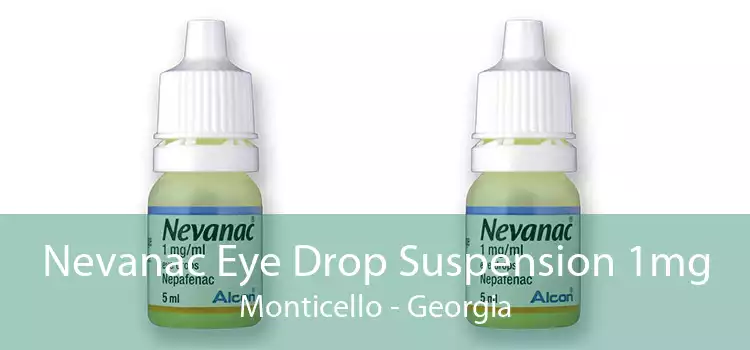 Nevanac Eye Drop Suspension 1mg Monticello - Georgia