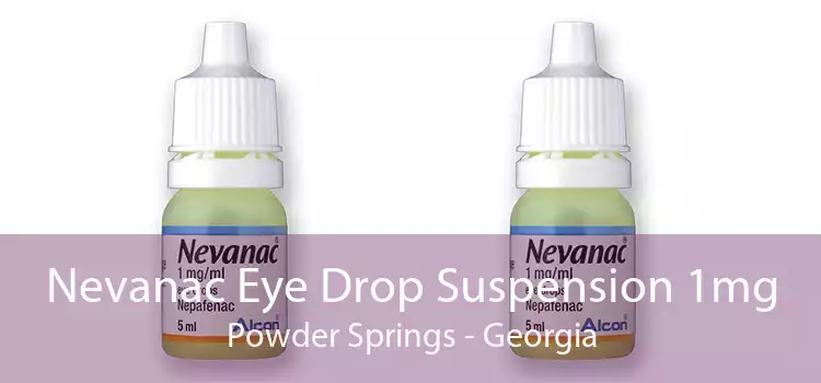 Nevanac Eye Drop Suspension 1mg Powder Springs - Georgia