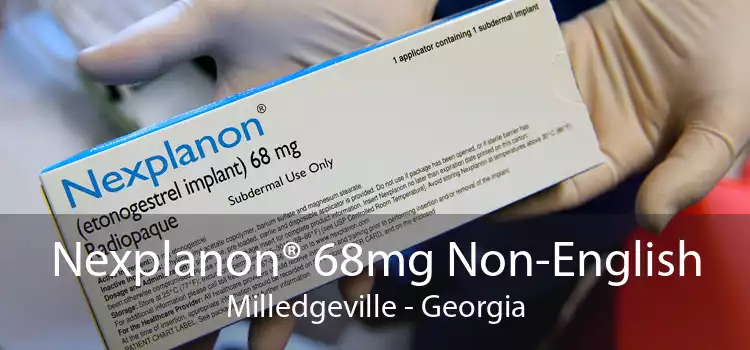 Nexplanon® 68mg Non-English Milledgeville - Georgia