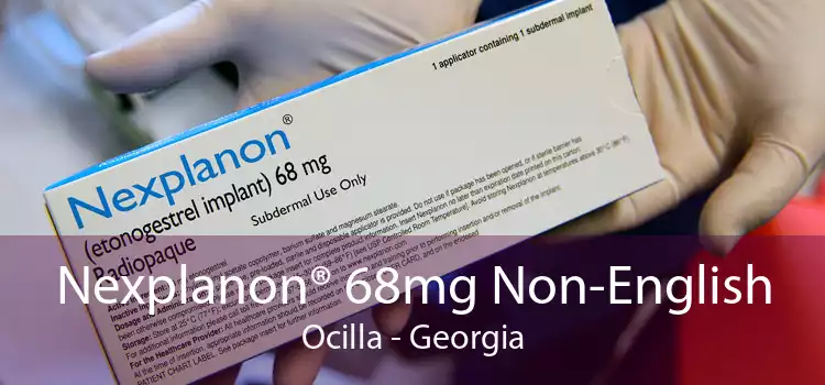 Nexplanon® 68mg Non-English Ocilla - Georgia