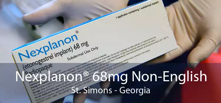 Nexplanon® 68mg Non-English St. Simons - Georgia