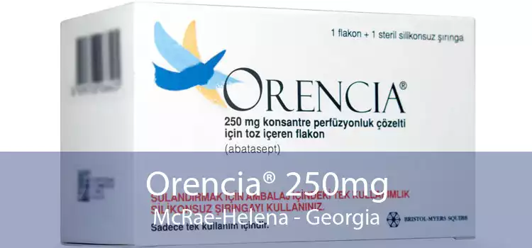 Orencia® 250mg McRae-Helena - Georgia