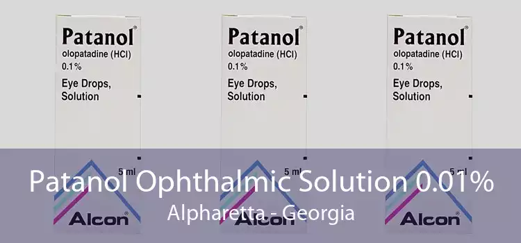 Patanol Ophthalmic Solution 0.01% Alpharetta - Georgia