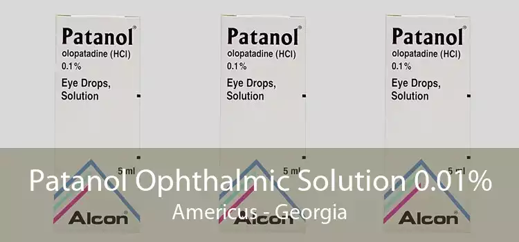 Patanol Ophthalmic Solution 0.01% Americus - Georgia