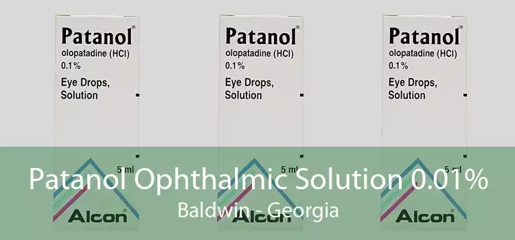Patanol Ophthalmic Solution 0.01% Baldwin - Georgia