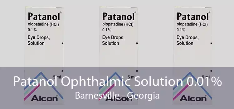 Patanol Ophthalmic Solution 0.01% Barnesville - Georgia