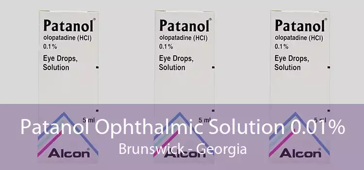 Patanol Ophthalmic Solution 0.01% Brunswick - Georgia
