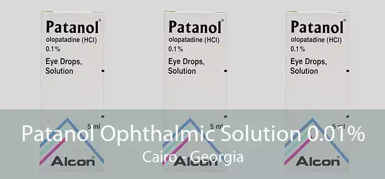 Patanol Ophthalmic Solution 0.01% Cairo - Georgia