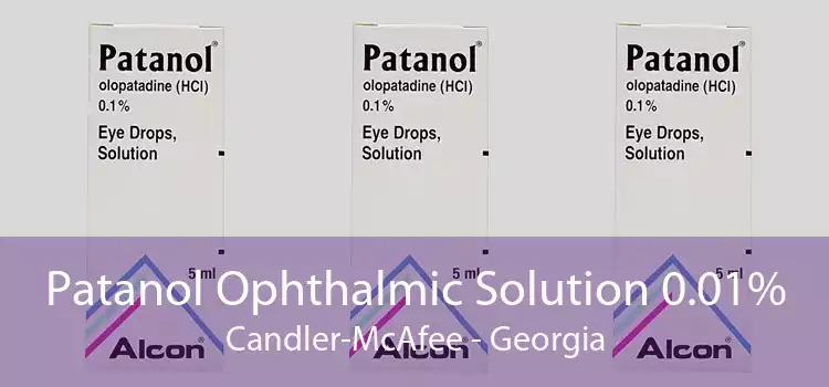 Patanol Ophthalmic Solution 0.01% Candler-McAfee - Georgia