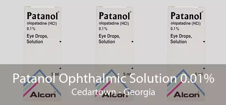 Patanol Ophthalmic Solution 0.01% Cedartown - Georgia