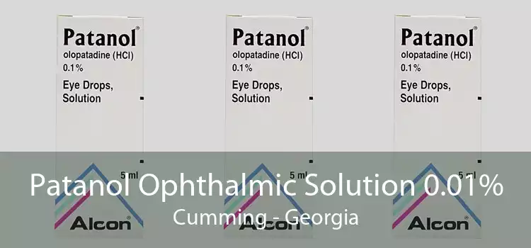 Patanol Ophthalmic Solution 0.01% Cumming - Georgia