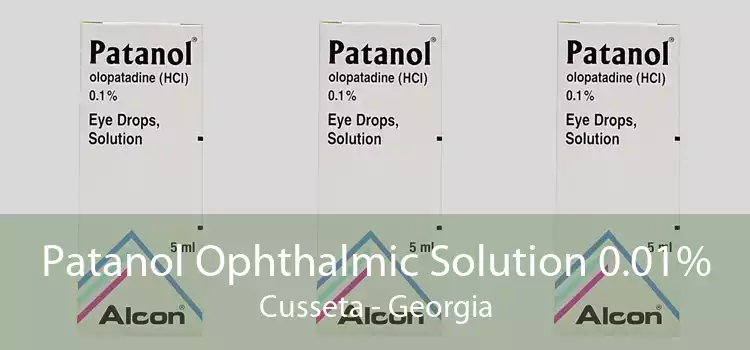 Patanol Ophthalmic Solution 0.01% Cusseta - Georgia