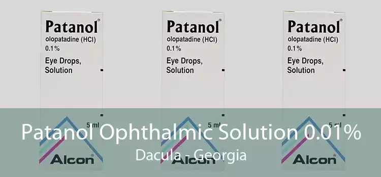 Patanol Ophthalmic Solution 0.01% Dacula - Georgia