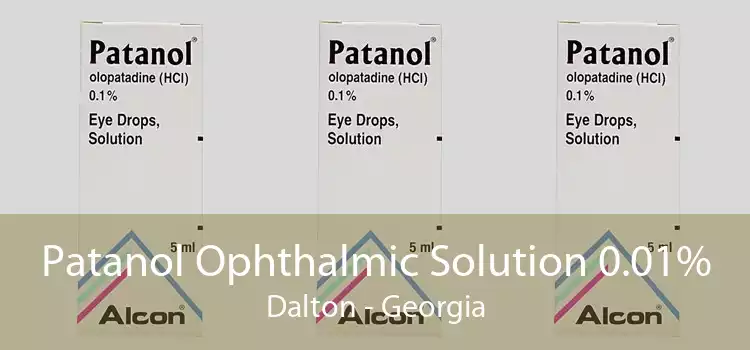 Patanol Ophthalmic Solution 0.01% Dalton - Georgia