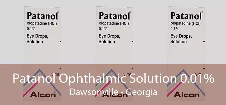 Patanol Ophthalmic Solution 0.01% Dawsonville - Georgia