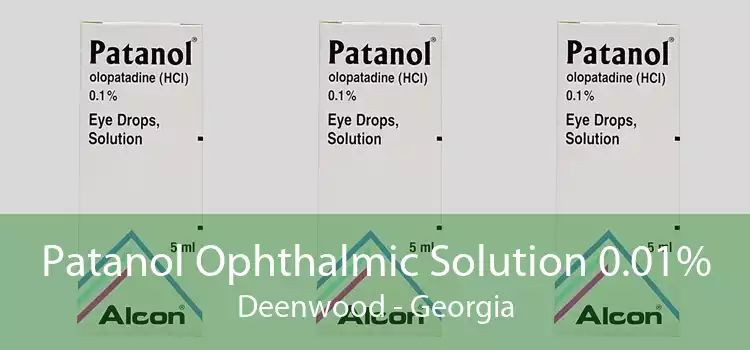 Patanol Ophthalmic Solution 0.01% Deenwood - Georgia