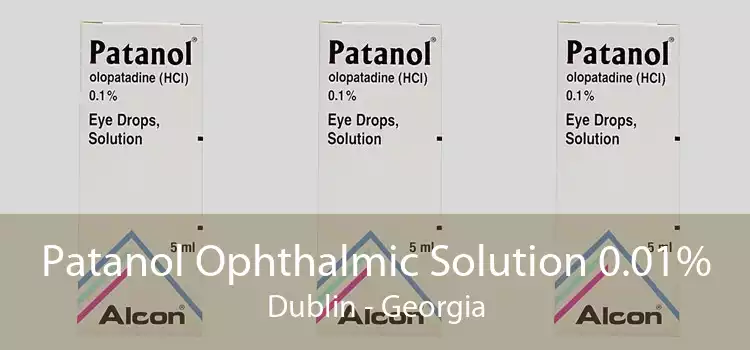 Patanol Ophthalmic Solution 0.01% Dublin - Georgia