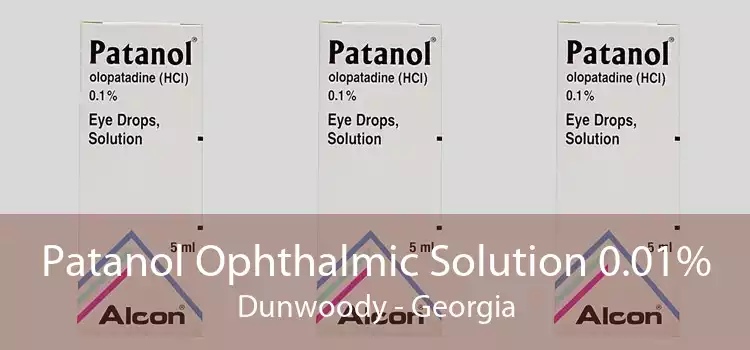 Patanol Ophthalmic Solution 0.01% Dunwoody - Georgia