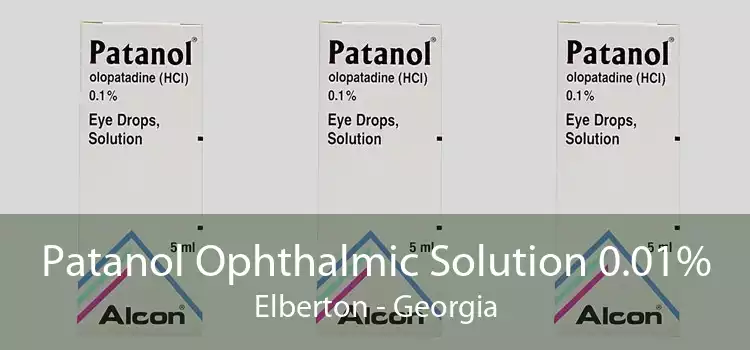 Patanol Ophthalmic Solution 0.01% Elberton - Georgia
