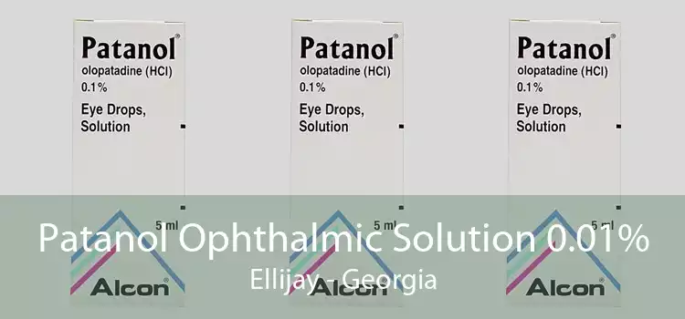 Patanol Ophthalmic Solution 0.01% Ellijay - Georgia