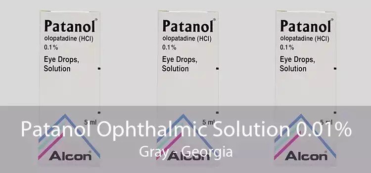 Patanol Ophthalmic Solution 0.01% Gray - Georgia