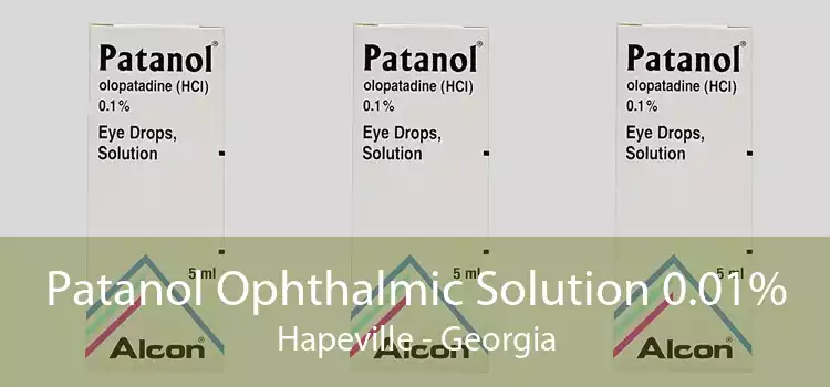 Patanol Ophthalmic Solution 0.01% Hapeville - Georgia