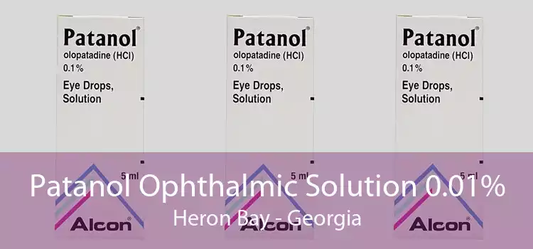 Patanol Ophthalmic Solution 0.01% Heron Bay - Georgia