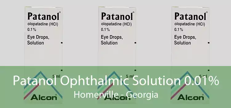Patanol Ophthalmic Solution 0.01% Homerville - Georgia