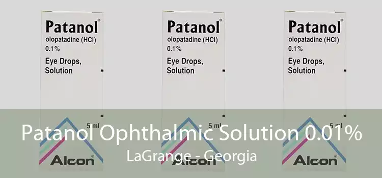 Patanol Ophthalmic Solution 0.01% LaGrange - Georgia
