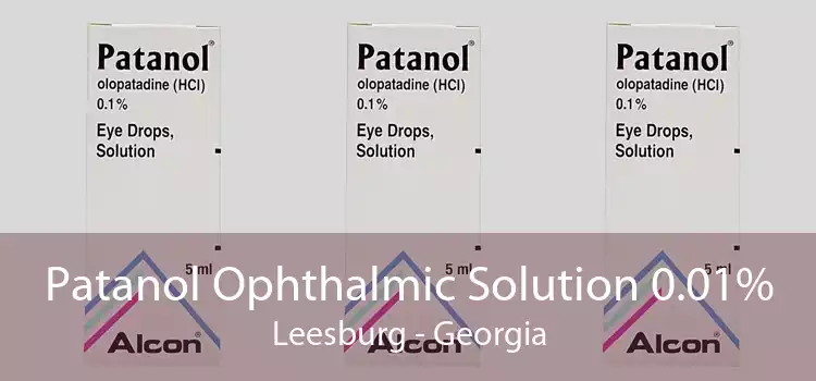 Patanol Ophthalmic Solution 0.01% Leesburg - Georgia