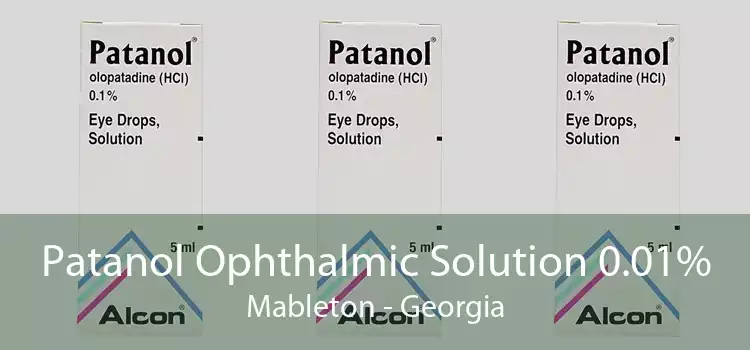 Patanol Ophthalmic Solution 0.01% Mableton - Georgia