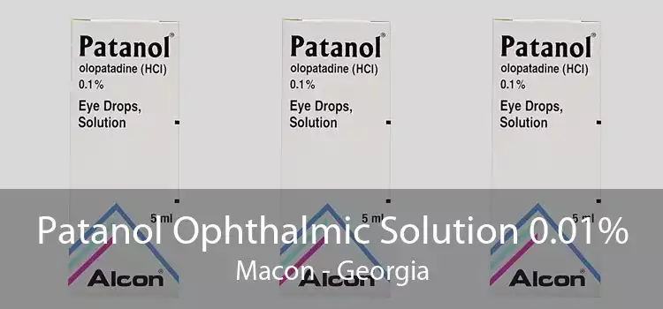 Patanol Ophthalmic Solution 0.01% Macon - Georgia