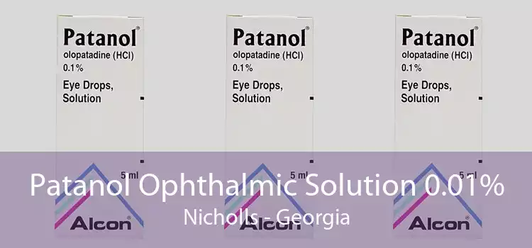 Patanol Ophthalmic Solution 0.01% Nicholls - Georgia
