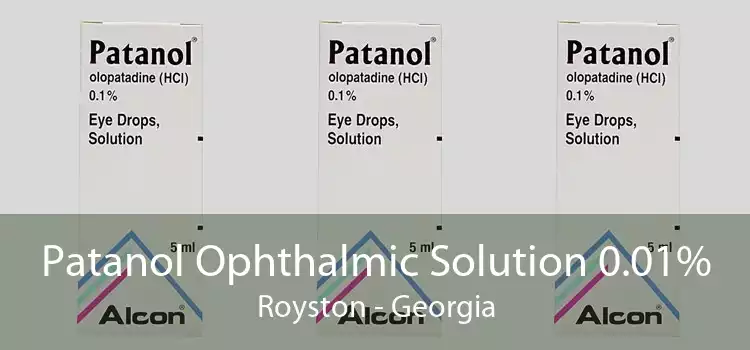 Patanol Ophthalmic Solution 0.01% Royston - Georgia