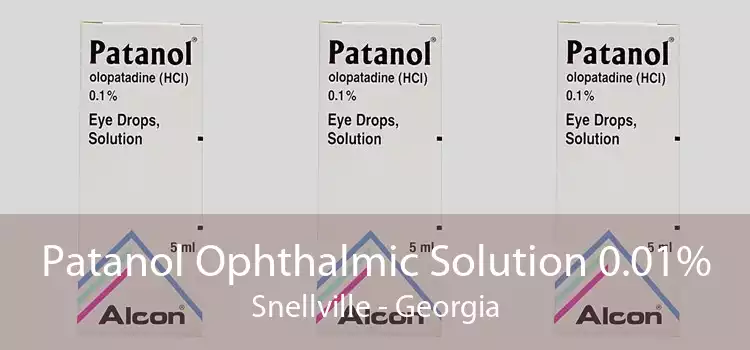 Patanol Ophthalmic Solution 0.01% Snellville - Georgia