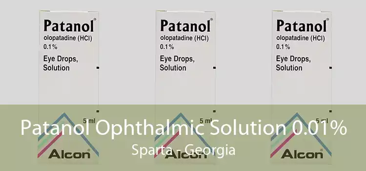 Patanol Ophthalmic Solution 0.01% Sparta - Georgia