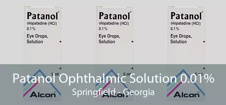 Patanol Ophthalmic Solution 0.01% Springfield - Georgia