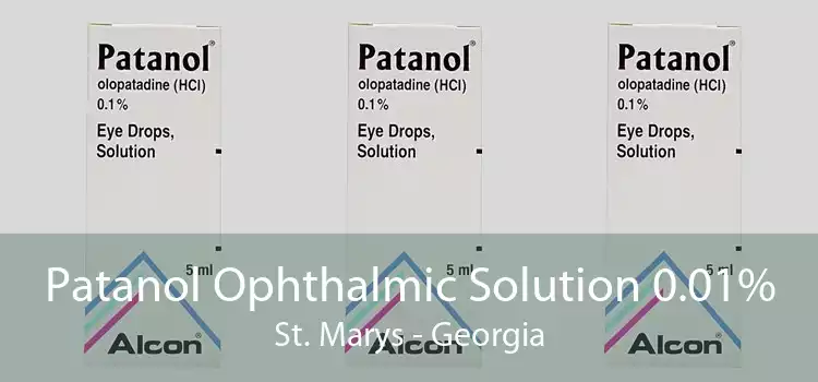 Patanol Ophthalmic Solution 0.01% St. Marys - Georgia