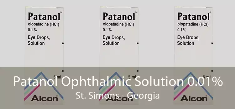 Patanol Ophthalmic Solution 0.01% St. Simons - Georgia