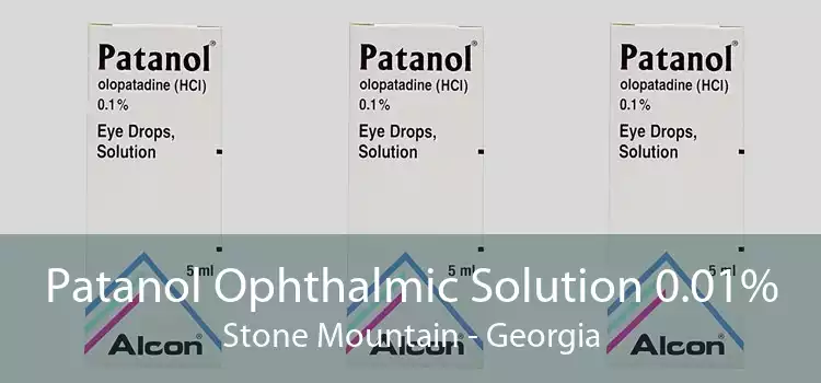 Patanol Ophthalmic Solution 0.01% Stone Mountain - Georgia
