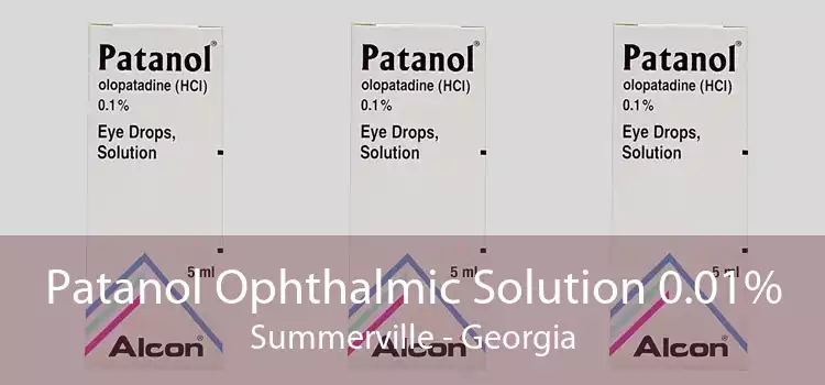 Patanol Ophthalmic Solution 0.01% Summerville - Georgia