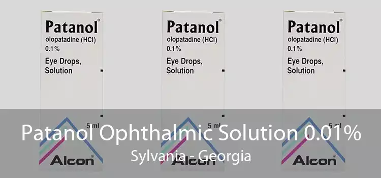 Patanol Ophthalmic Solution 0.01% Sylvania - Georgia