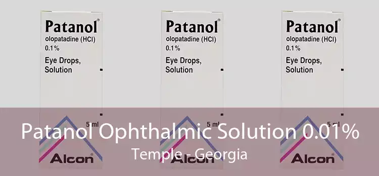 Patanol Ophthalmic Solution 0.01% Temple - Georgia