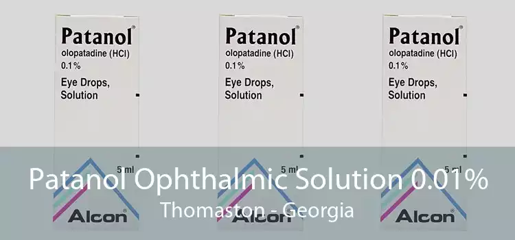 Patanol Ophthalmic Solution 0.01% Thomaston - Georgia