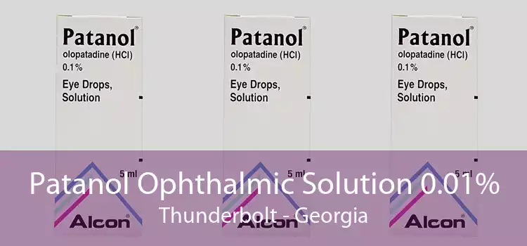 Patanol Ophthalmic Solution 0.01% Thunderbolt - Georgia