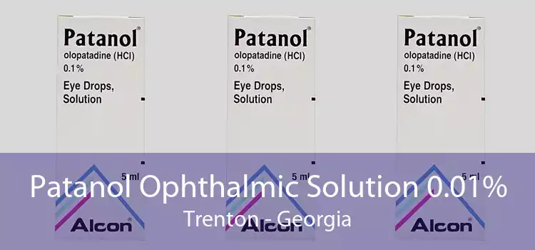 Patanol Ophthalmic Solution 0.01% Trenton - Georgia