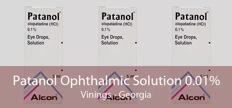 Patanol Ophthalmic Solution 0.01% Vinings - Georgia