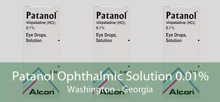 Patanol Ophthalmic Solution 0.01% Washington - Georgia
