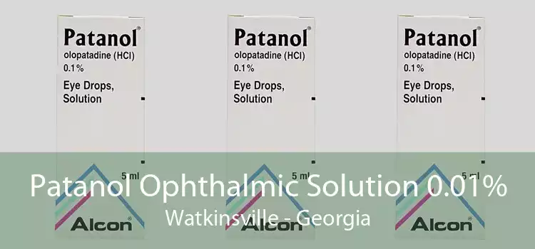 Patanol Ophthalmic Solution 0.01% Watkinsville - Georgia